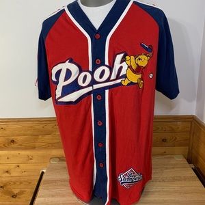 Disney Winnie The Pooh Baseball Jersey Mens M